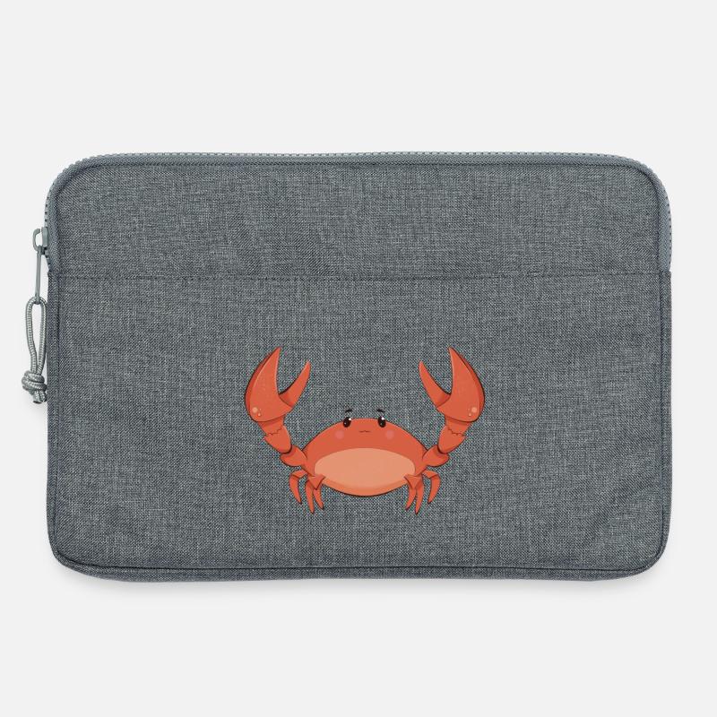 Krebs - Laptoptasche 13" - Grau meliert