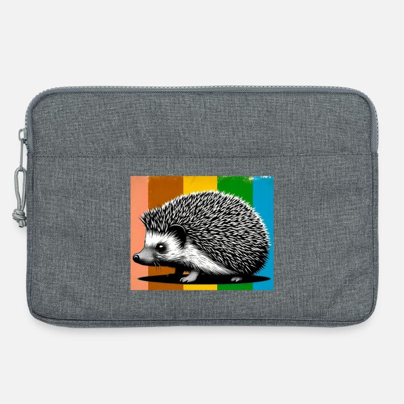 Igel - Laptoptasche 13" - Grau meliert