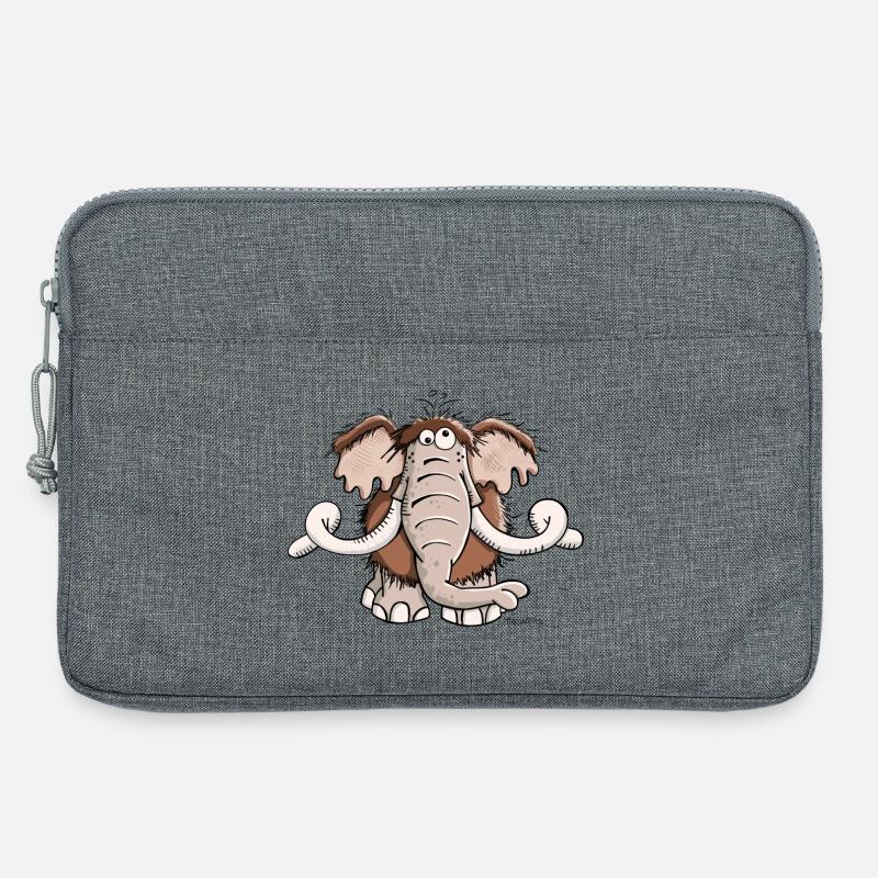 Cute Mammoth - Laptop bag 13" - heather grey