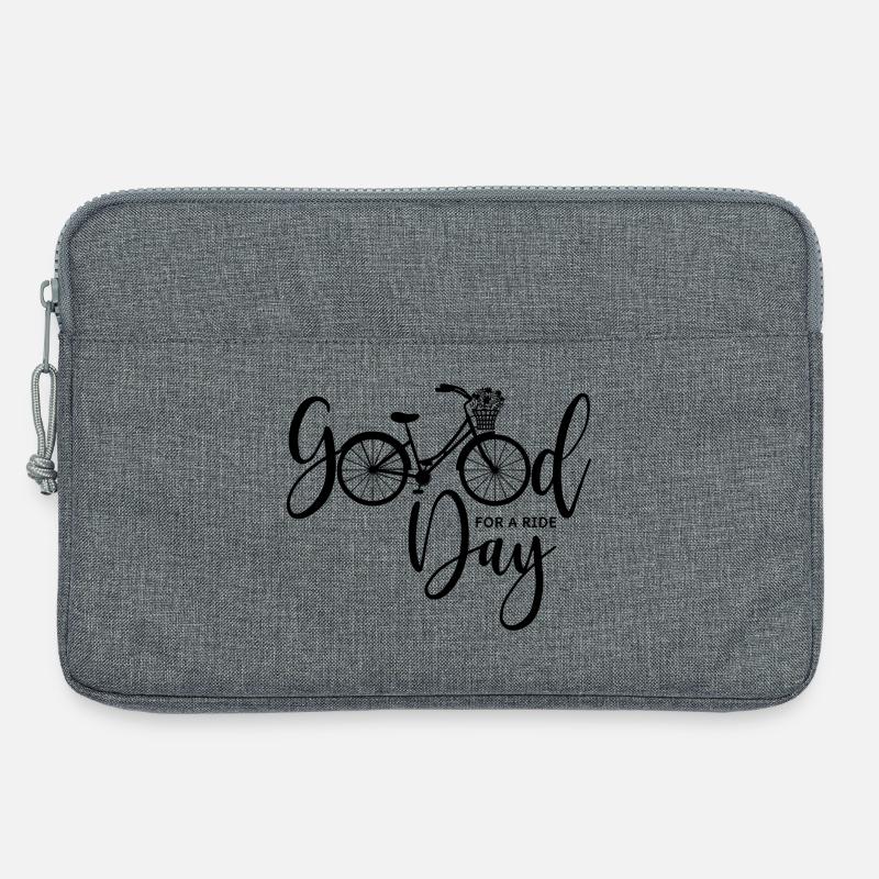Fahrrad - Good Day For A Ride - Laptoptasche 13" - Grau meliert