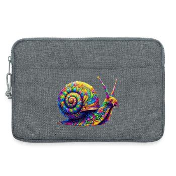 Snail - Laptop bag 13" - heather grey - Front