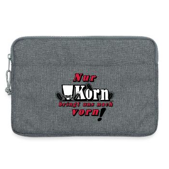 Only corn brings us ... (24) - Laptop bag 13" - heather grey - Front