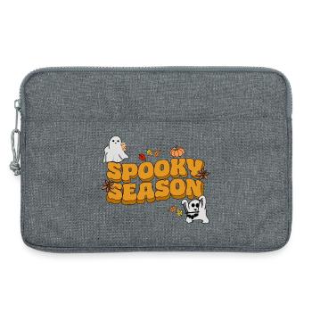 Halloween Spooky Season - Laptop bag 13" - heather grey - Front