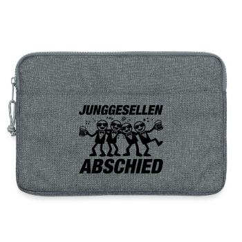 Enterrement de vie de garçon Jga Lustig - Sacoche pour ordinateur portable 13 pouces - gris chiné - Devant