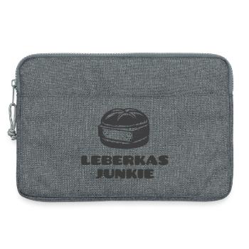 Leberkäs Junkie - A dicke Scheim is Pflicht! - Laptop bag 13" - heather grey - Front