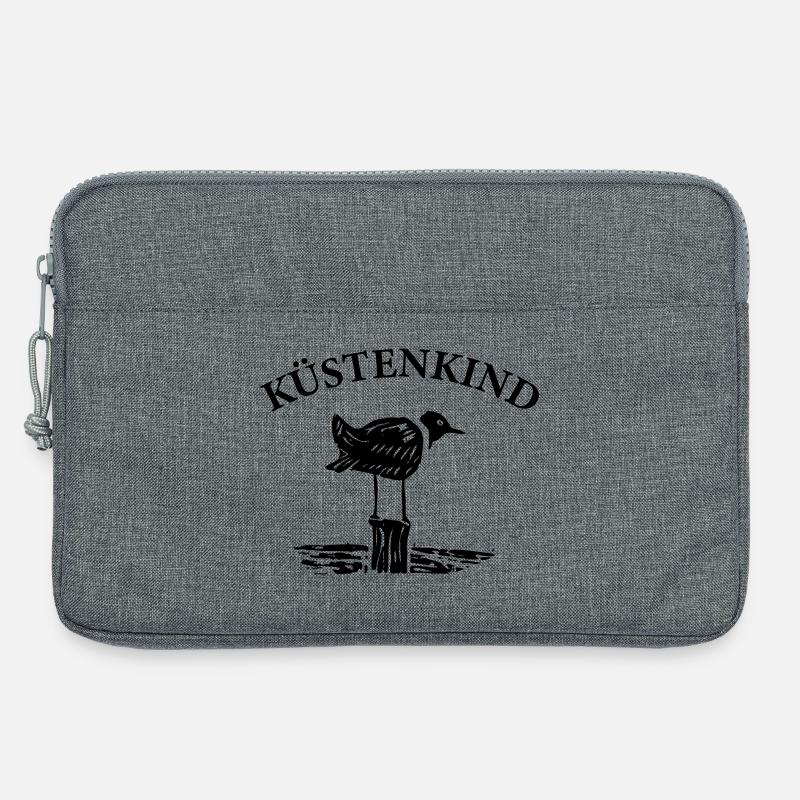 KüstenKind - Laptoptasche 13" - Grau meliert