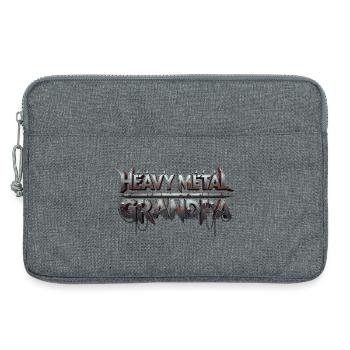 Papy Heavy Metal - Sacoche pour ordinateur portable 13 pouces - gris chiné - Devant