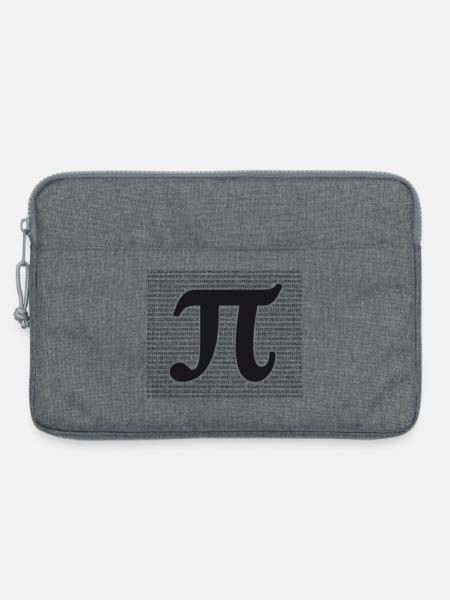 Pi als vollständige Zahl - Laptoptasche 13" - Grau meliert