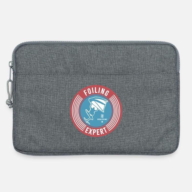 Label Wingfoiling - Laptop bag 13" - heather grey