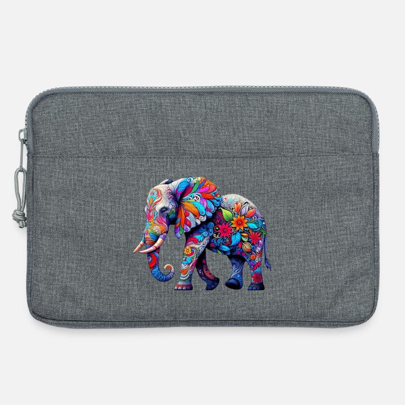 Elefant - Laptoptasche 13" - Grau meliert