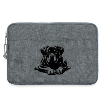 Rottweiler - Laptoptasche 13" - Grau meliert - Vorne