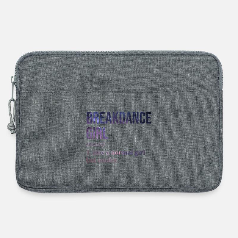 Breakdance - Laptoptasche 13" - Grau meliert