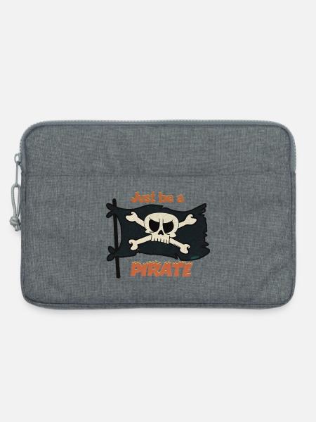 Just Be A Pirate - Laptoptasche 13" - Grau meliert