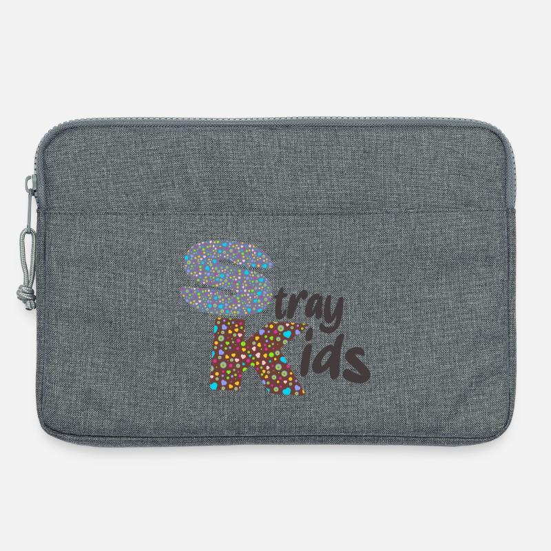 Streunende kinder text  - Laptoptasche 13" - Grau meliert