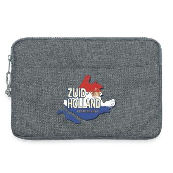 Südholland Niederlande Retro Landkarte Holland - Laptoptasche 13" - Grau meliert - Vorne