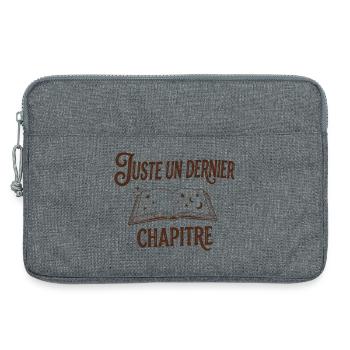 Juste un dernier chapitre - Citation Livre & PAL - Sacoche pour ordinateur portable 13 pouces - gris chiné - Devant