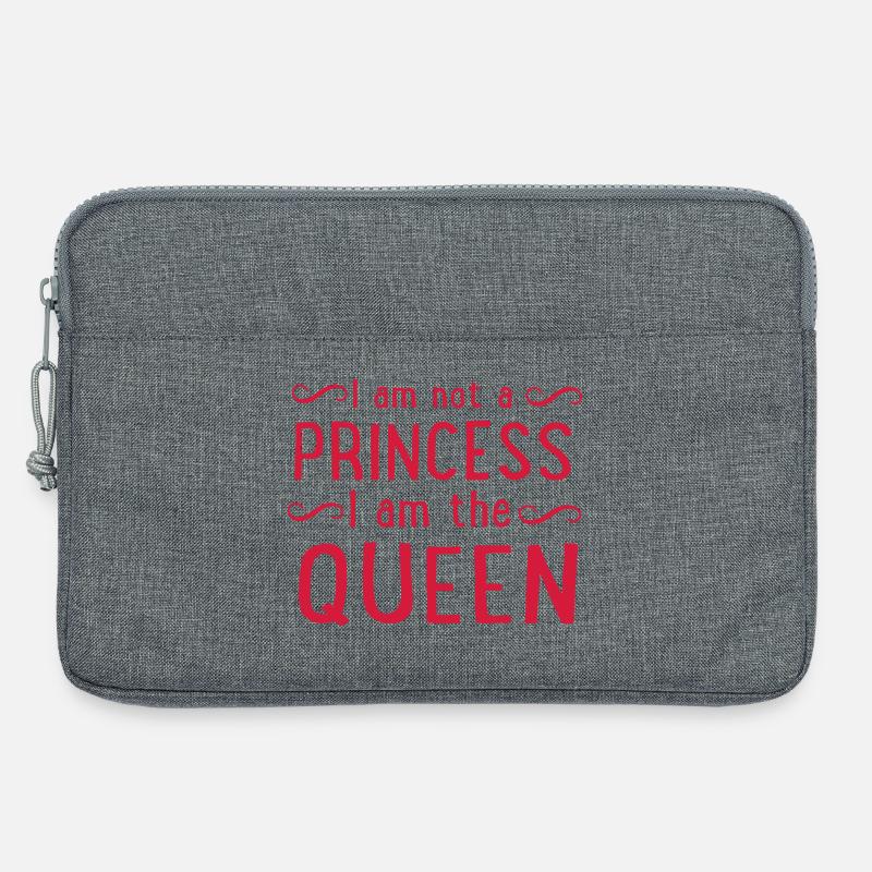 Princess Queen - Laptoptasche 13" - Grau meliert