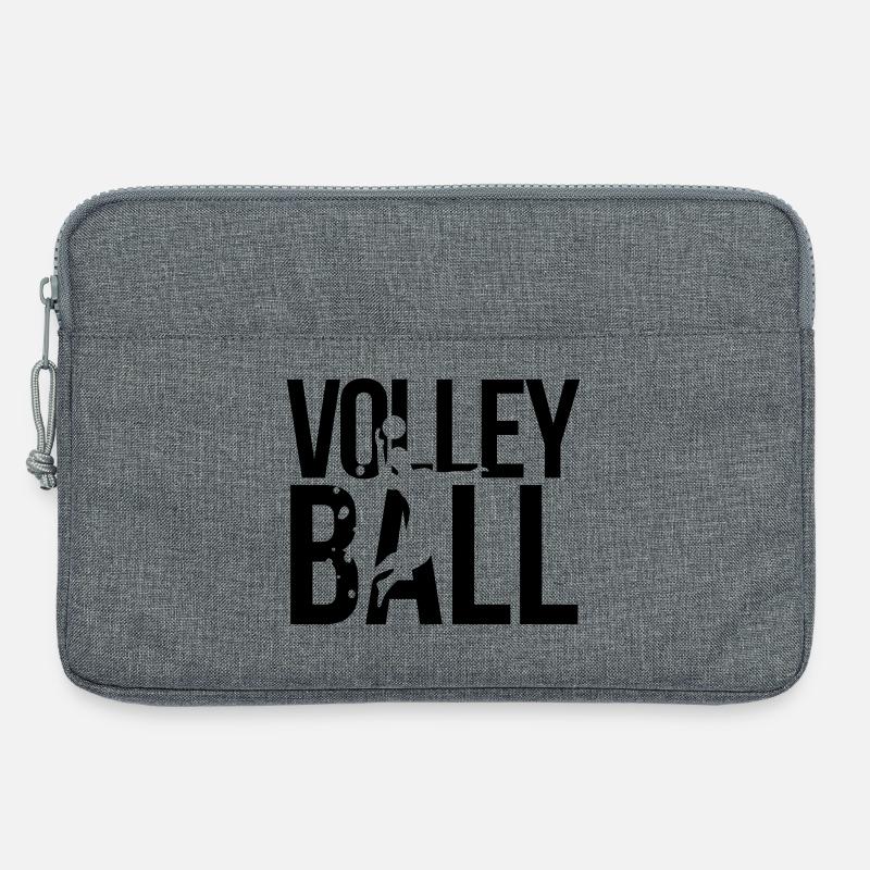volleyball - Laptoptasche 13" - Grau meliert