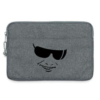 smile - Laptop bag 13" - heather grey - Front