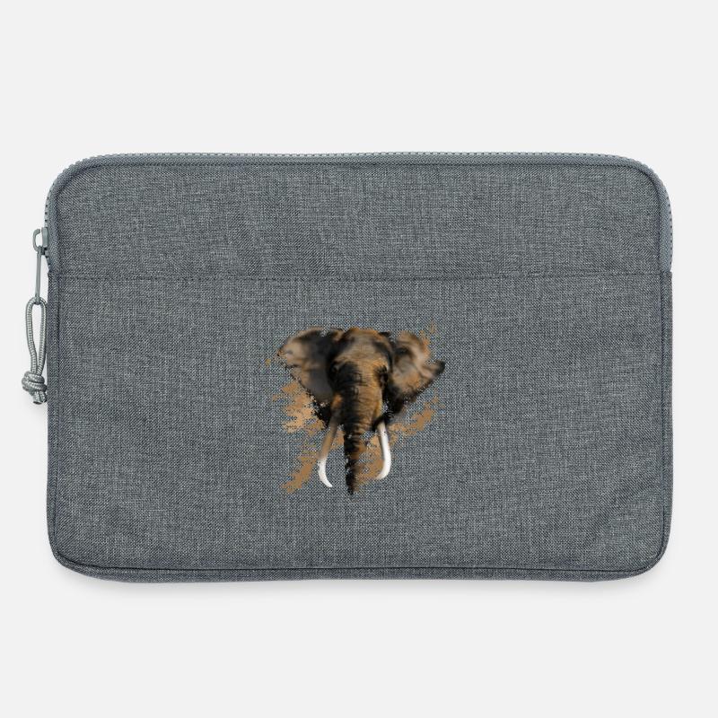 Elefant - Laptoptasche 13" - Grau meliert