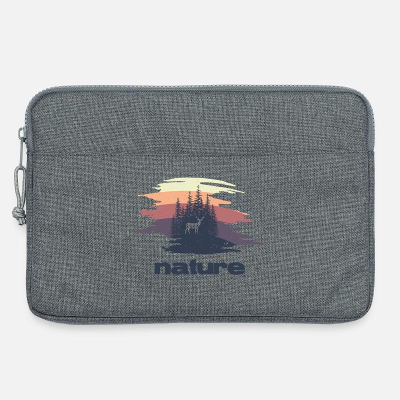 Nature - Laptoptasche 13" - Grau meliert