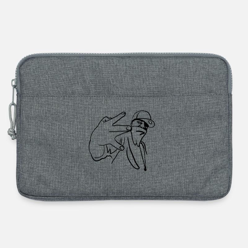 rap - Laptoptasche 13" - Grau meliert