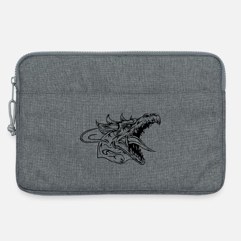 drache - Sacoche pour ordinateur portable 13 pouces - gris chiné
