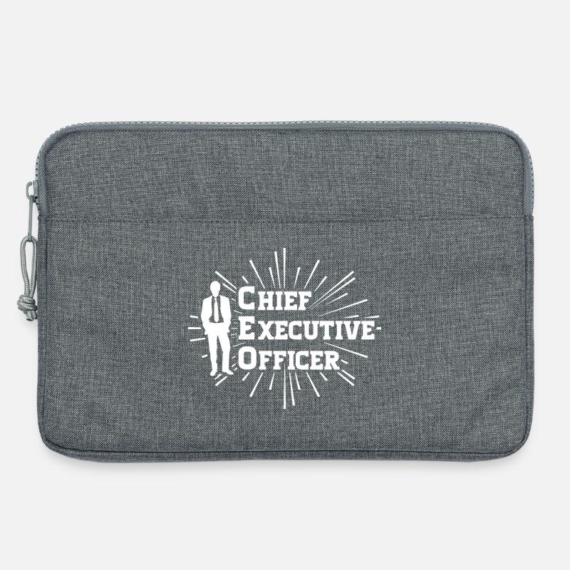CEO - Chief Executive Officer - Laptoptasche 13" - Grau meliert