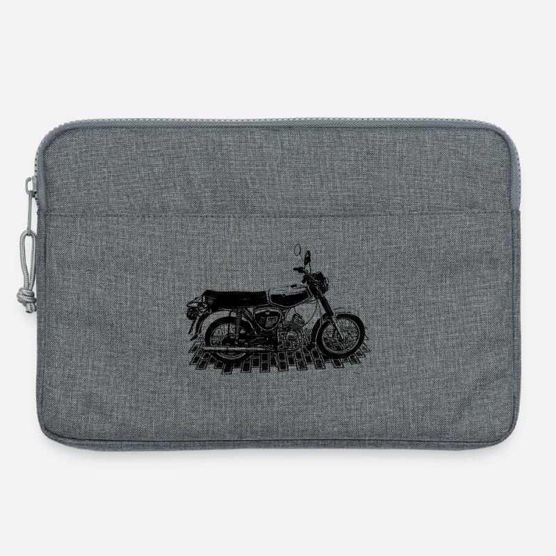 S51 - DDR-Motorräder - Laptoptasche 13" - Grau meliert
