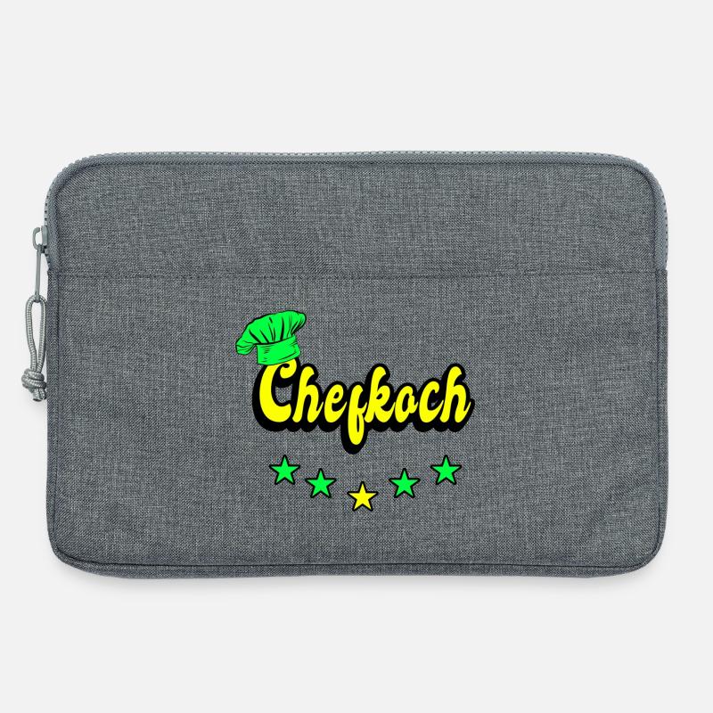 Chefkoch Design - Laptoptasche 13" - Grau meliert