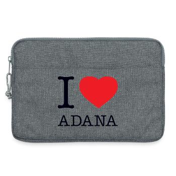 I LOVE ADANA - Laptoptasche 13" - Grau meliert - Vorne