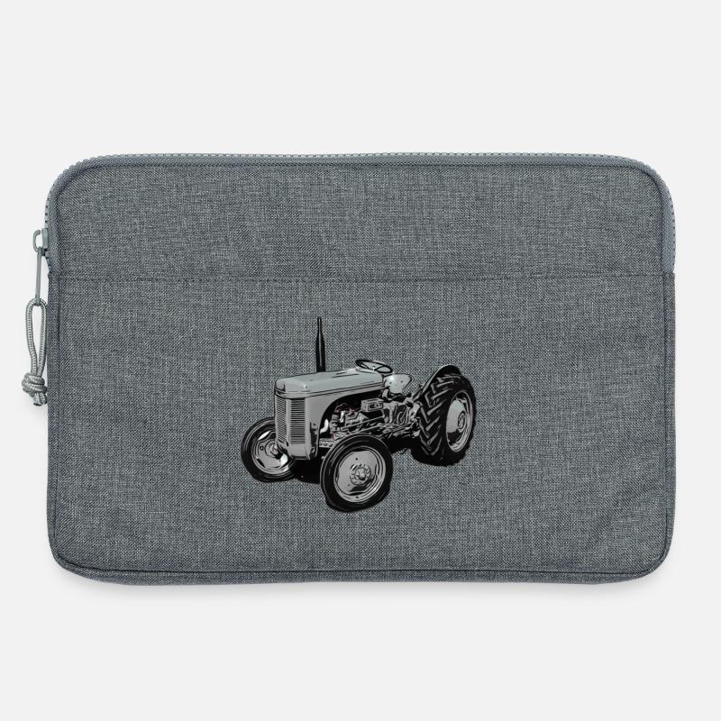 Alter Fergie TE20 Traktor - Laptoptasche 13" - Grau meliert