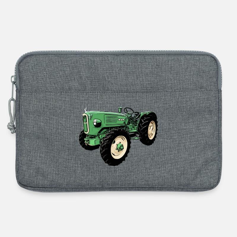 man Ackerdiesel Allrad 4N2 Traktor - Laptoptasche 13" - Grau meliert
