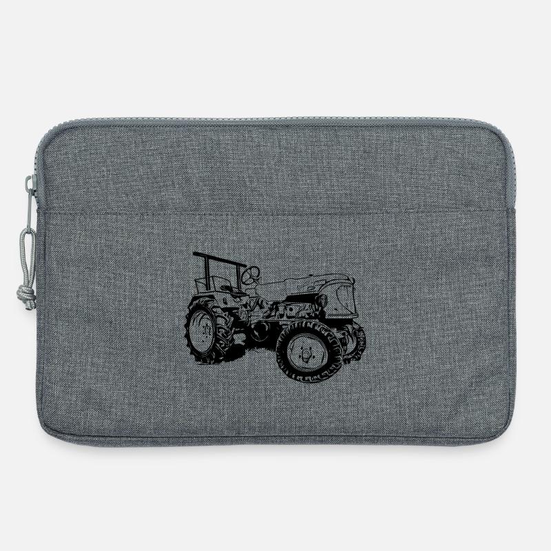 Traktor Güldner ADN-8 Haifischmaul - Laptoptasche 13" - Grau meliert