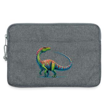Dinosaure - Sacoche pour ordinateur portable 13 pouces - gris chiné - Devant