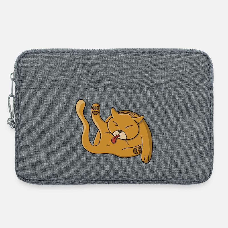Bath Time - Laptop bag 13" - heather grey