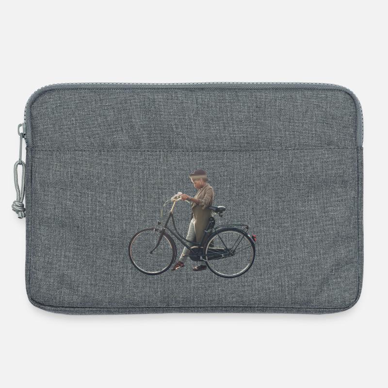 Sommertage - Laptoptasche 13" - Grau meliert