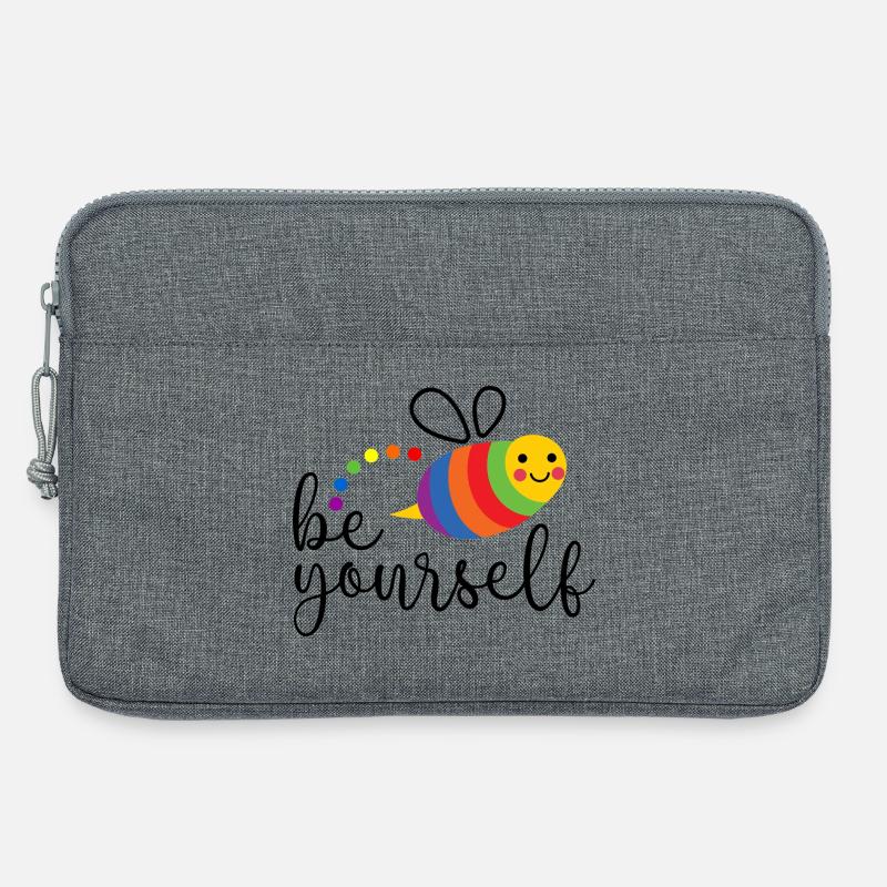 LGBTQ Pride Month - Sei du selbst - Laptoptasche 13" - Grau meliert
