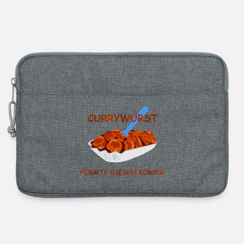 Currywurst - Laptoptasche 13" - Grau meliert