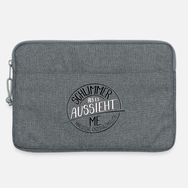 Schlimmer als es aussieht, ME - Laptoptasche 13" - Grau meliert