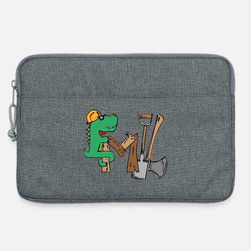 Emil Construction site croki with tools - Laptop bag 13" - heather grey