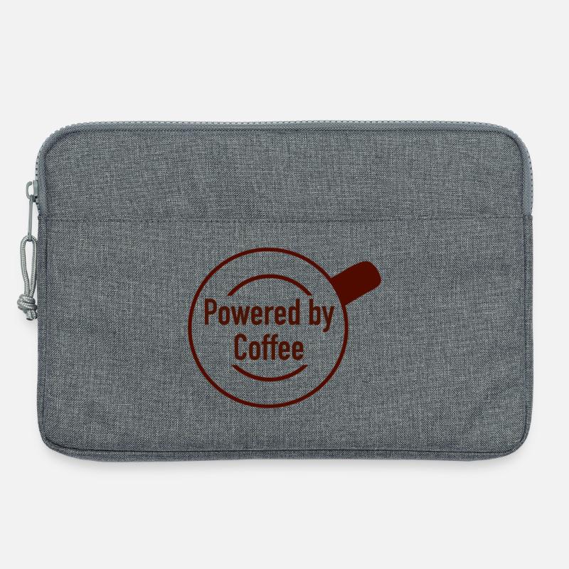 Powered by Coffee - Laptoptasche 13" - Grau meliert