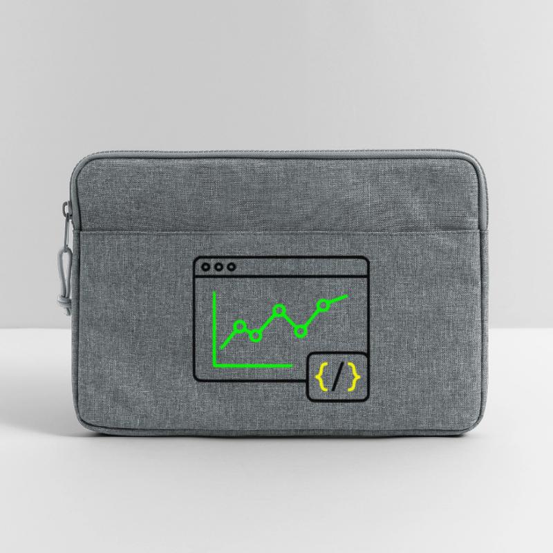Web Analysis Chart Coding Browser Vector Laptop bag 13"