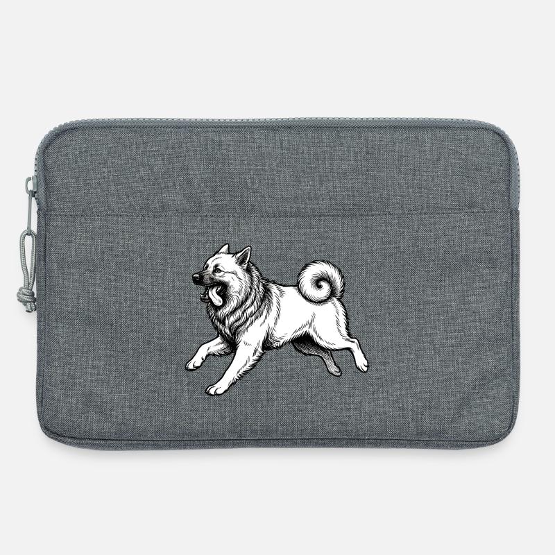 Eurasier | Hell - Laptoptasche 13" - Grau meliert