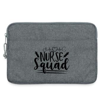 Déclaration de l’équipe infirmière de l’équipe infirmière - Sacoche pour ordinateur portable 13 pouces - gris chiné - Devant