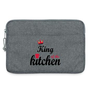 kochen - Laptoptasche 13" - Grau meliert - Vorne