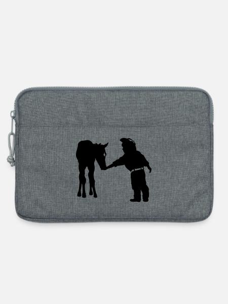 Cowboy - Laptoptasche 13" - Grau meliert