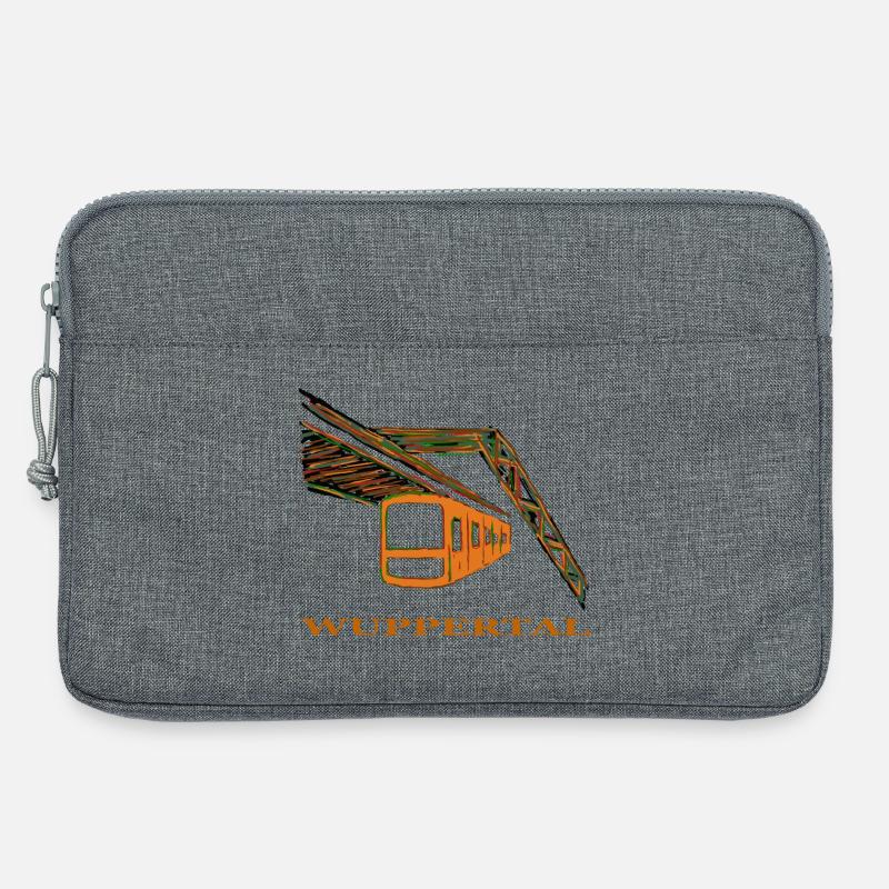 Schwebebahn - Laptoptasche 13" - Grau meliert