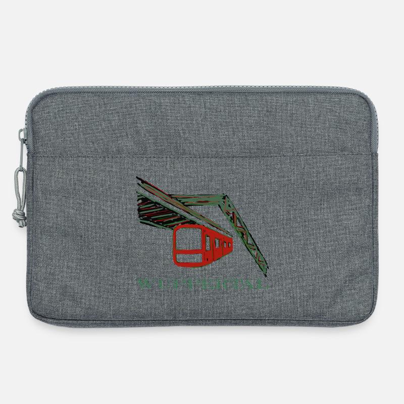 Schwebebahn - Laptoptasche 13" - Grau meliert