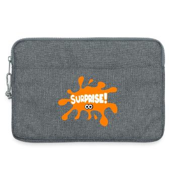 Surprise ! - Sacoche pour ordinateur portable 13 pouces - gris chiné - Devant